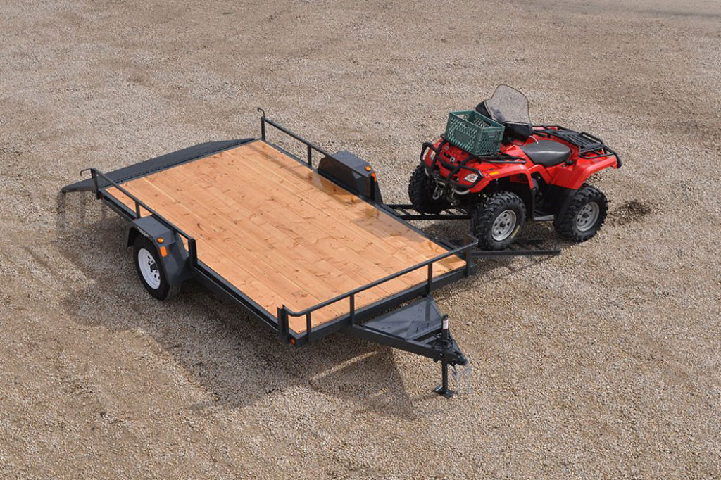 Bumperpull compact utility trailer