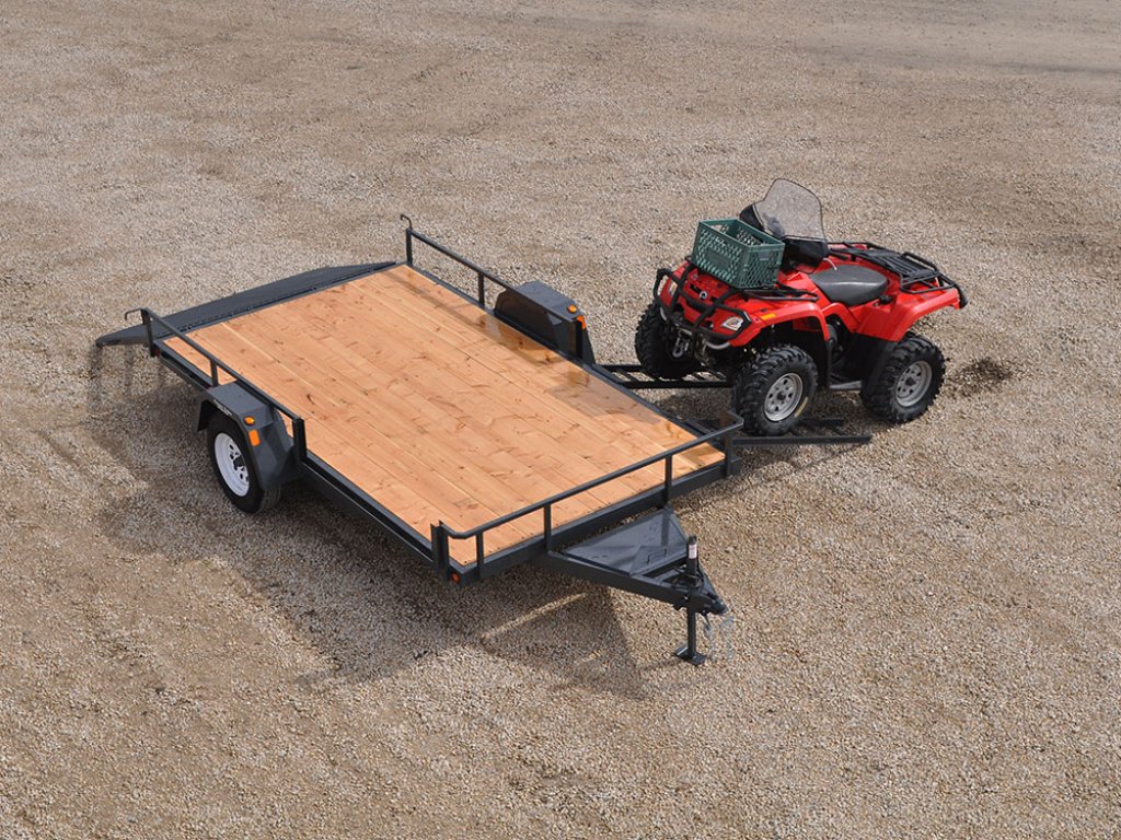 Bumperpull compact utility trailer