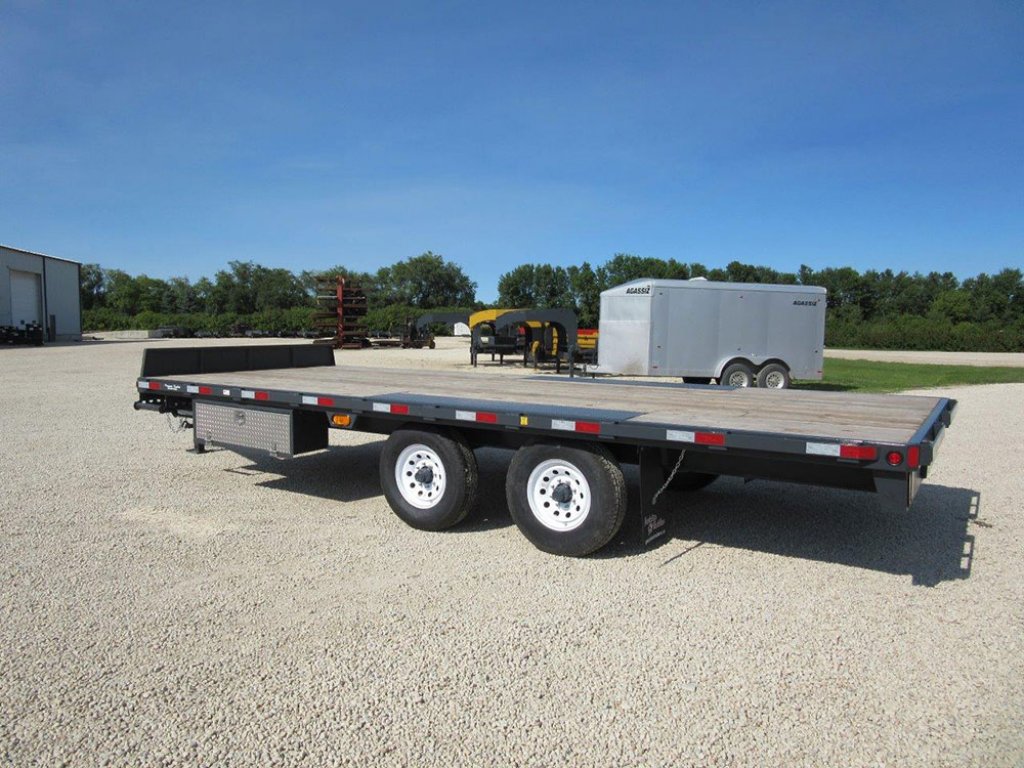 bumperpull deck style trailer